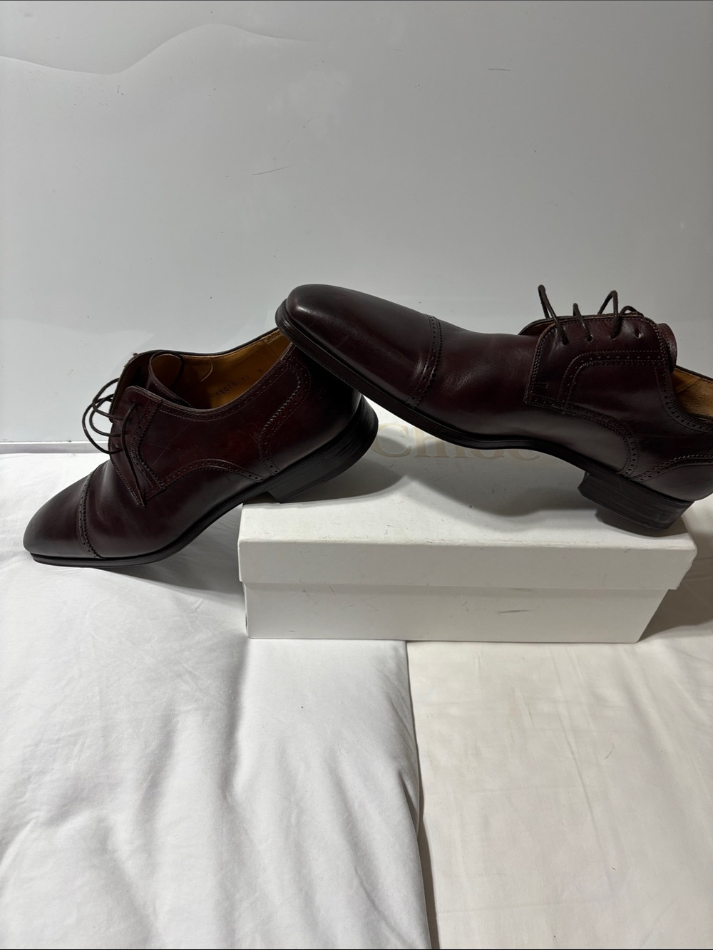 Magnanni Men’s Oxfords Leather Derby Shoes. Made in Portugal. EUC - Picture 3 of 11